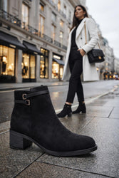 Ženske poluduboke cipele - LH30206-BLACK