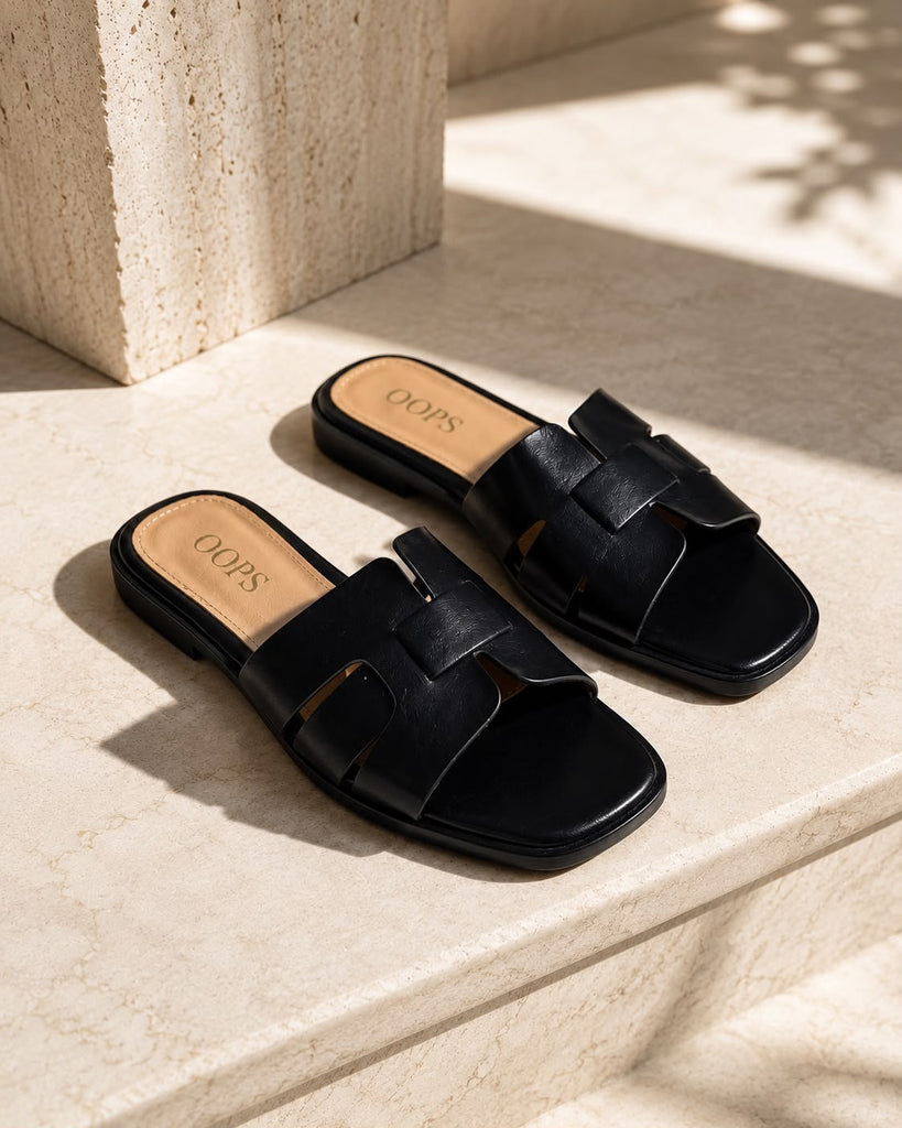 Ženske papuče - L26031-BLK