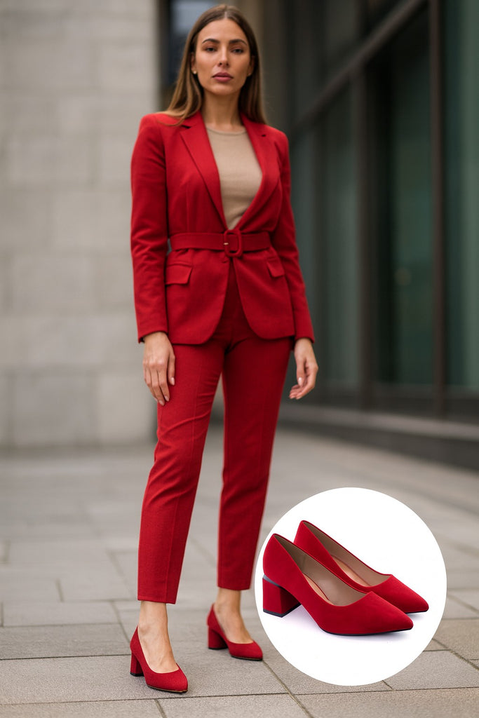 Ženske cipele-00-1640-RED