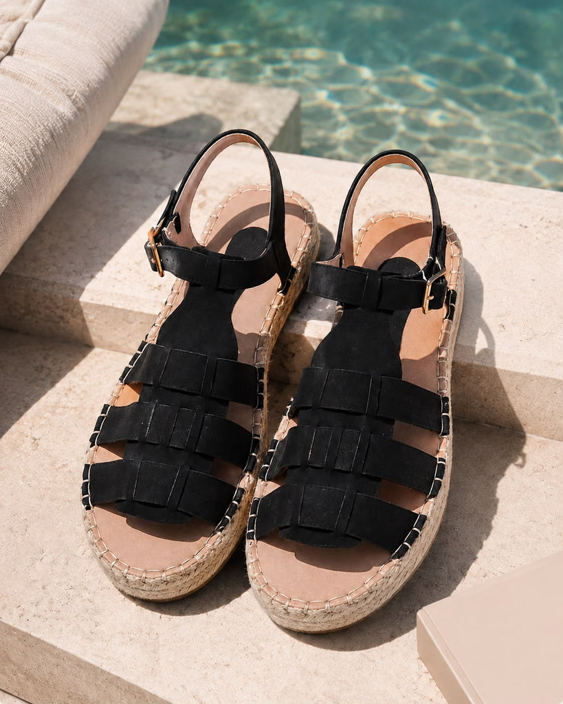 Ženske sandale - 077-BLK