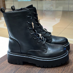 Ženske poluduboke cipele -6041-BLK
