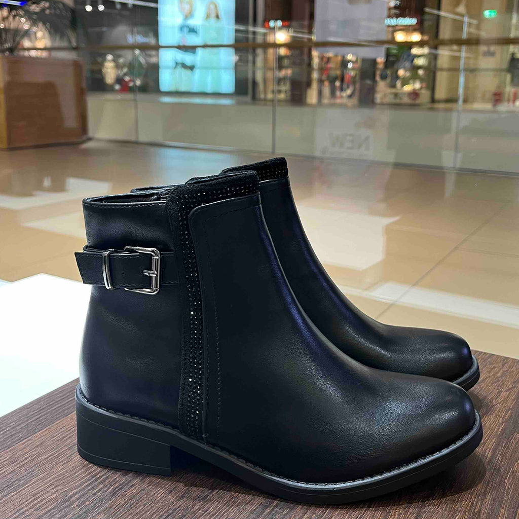Ženske poluduboke cipele -H8-531A-1-BLK