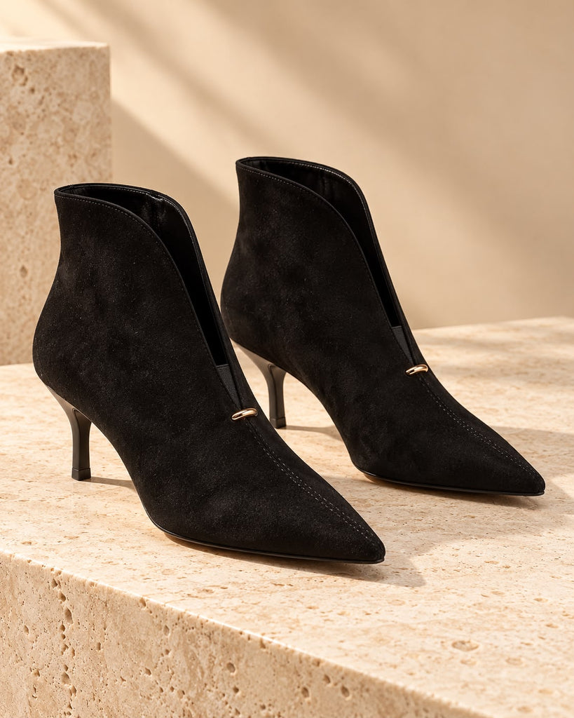 Ženske poluduboke cipele - L6433052-BLK