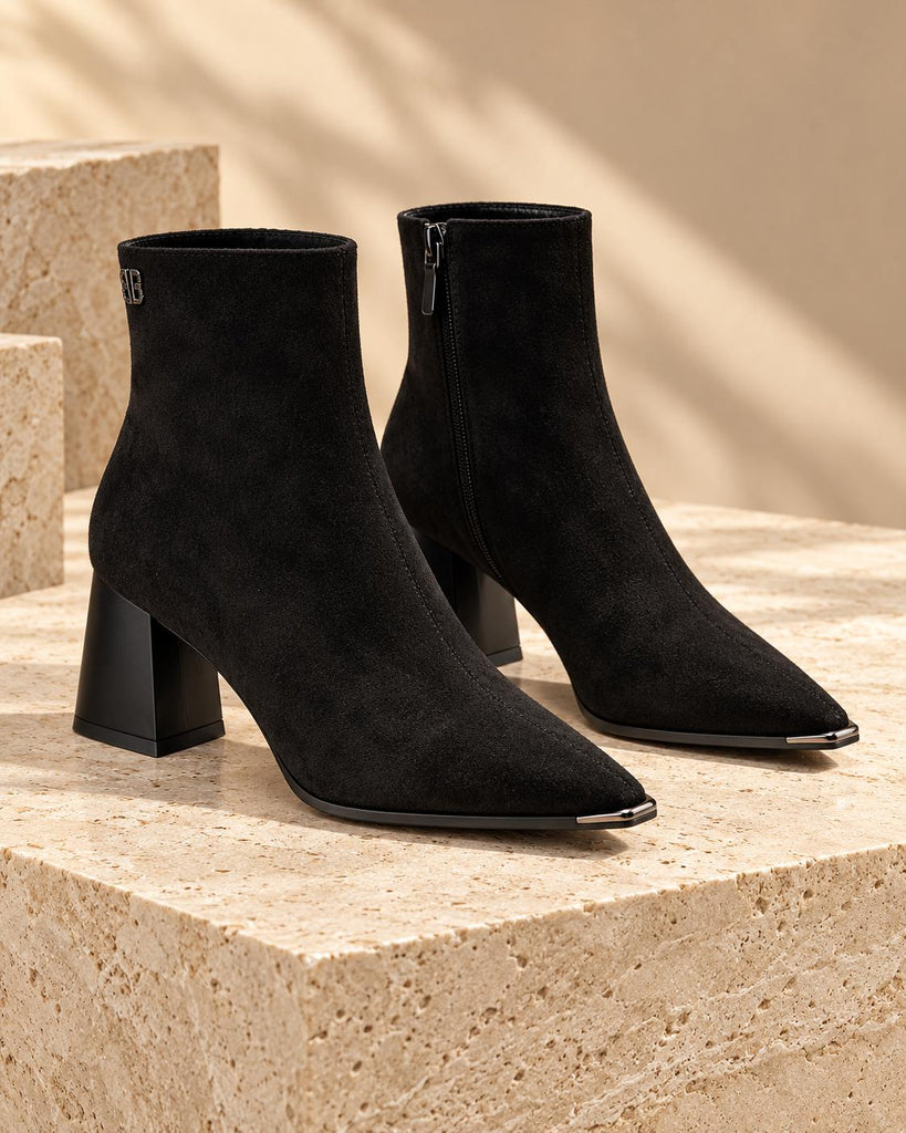 Ženske poluduboke cipele - L6433055-BLK-SU
