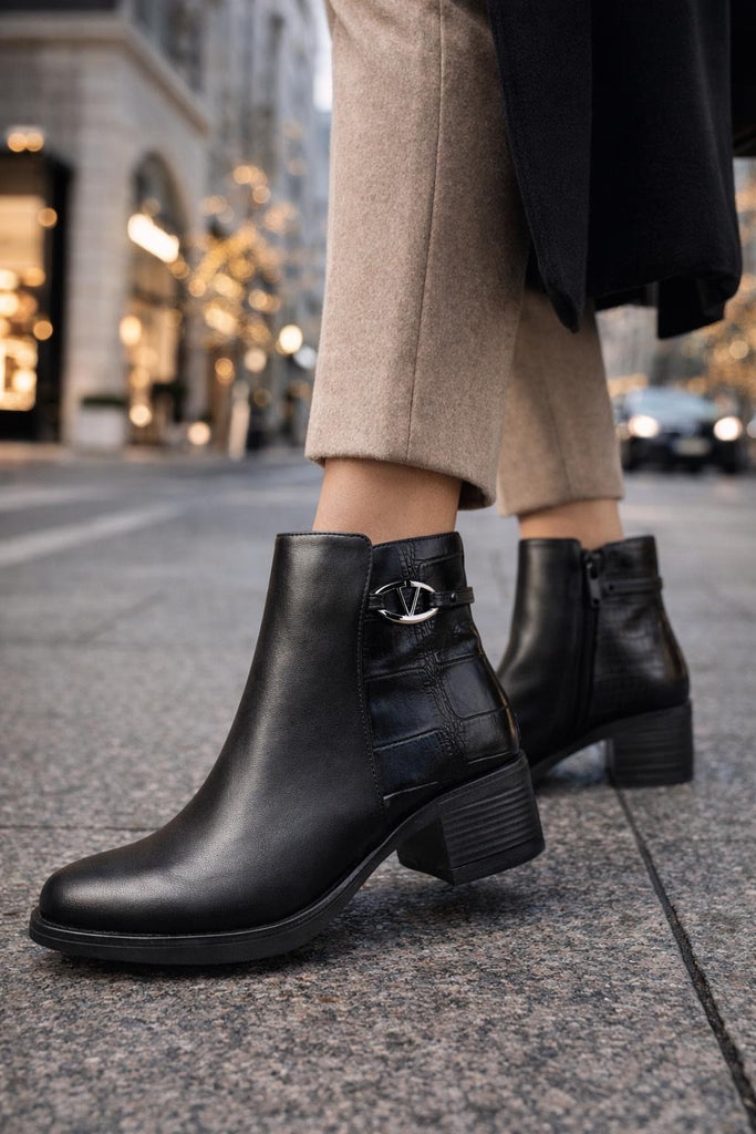 Ženske poluduboke cipele - LH30203-BLACK