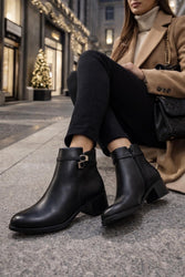 Ženske poluduboke cipele - LH30204-BLACK