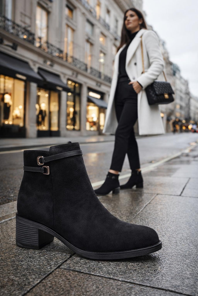 Ženske poluduboke cipele - LH30206-BLACK