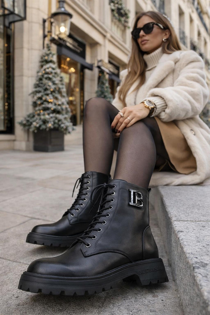 Ženske čizme - LH30304-BLK-PU