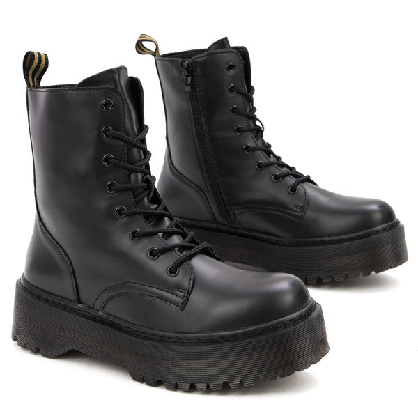 Ženske poluduboke cipele - HBL-83-BLK-PU