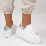 Ženske patike-88-76-WHT/SLV