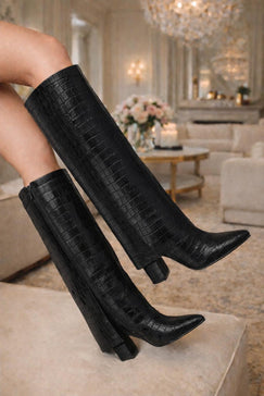 Ženske čizme - LX30155-BLK