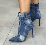 Ženske čizme - SXX-4-D.BLU